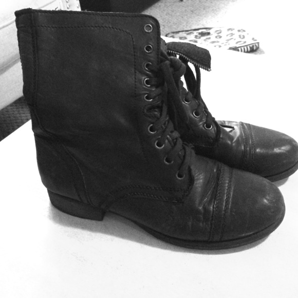 Steve Madden combat boots
