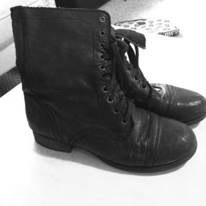 Steve Madden combat boots