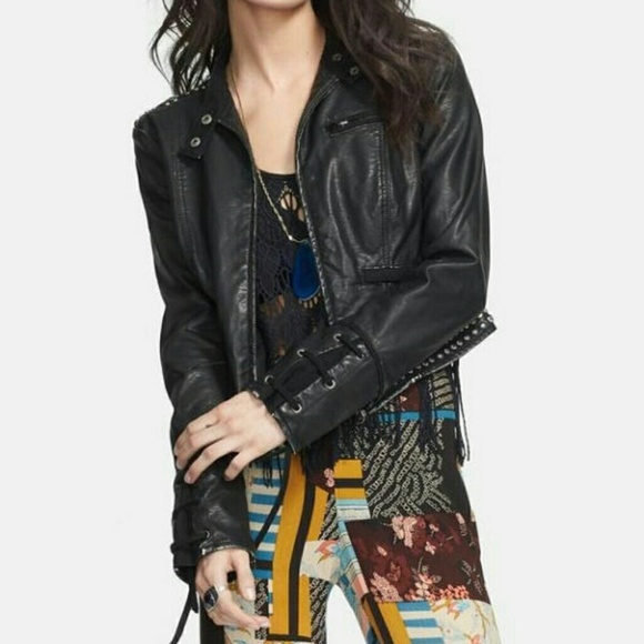 Free People Leather Jacket