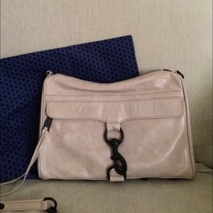 Rebecca Minkoff MAC FULL SIZE in Ecru w/ black hw