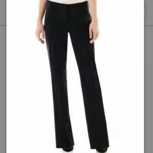 Black slacks (dress pants)