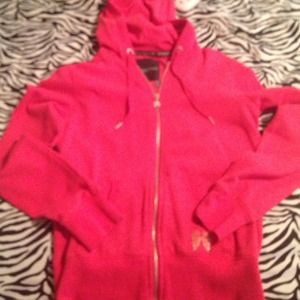 Victoria secret angel jacket, reddish pink