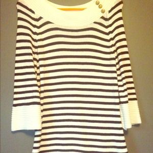 Cabi striped sweater tunic