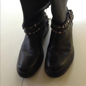 Miu Miu biker stud boots