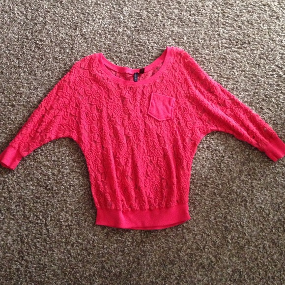 All over lace sweater