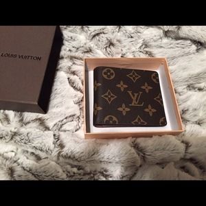 Louis Vuitton leather wallet