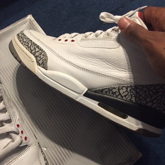 2003 Air Jordan White Cement with OG everything - Picture 3 of 4