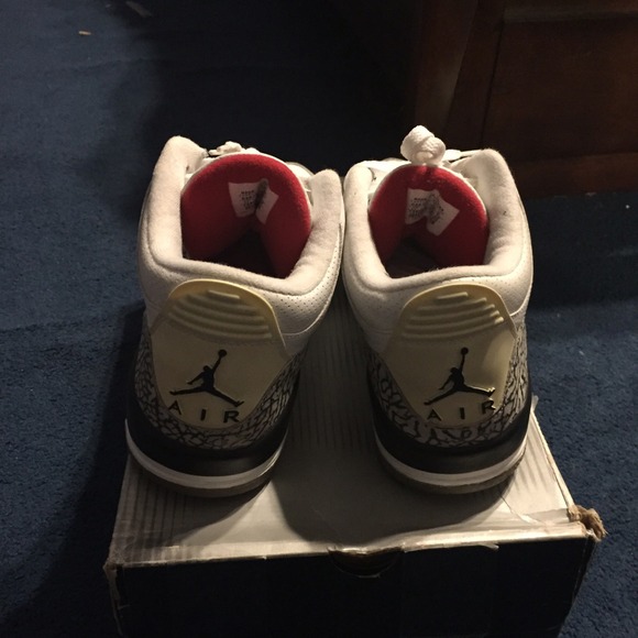 2003 Air Jordan White Cement with OG everything - Picture 4 of 4