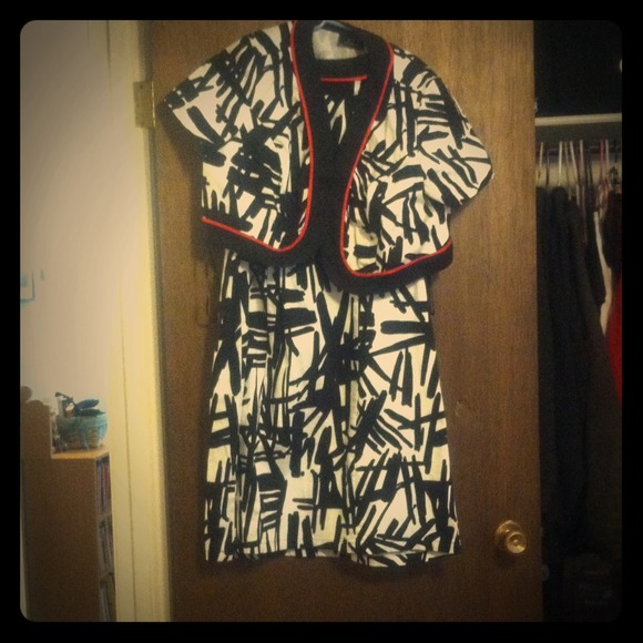 Nina Leonard dress.