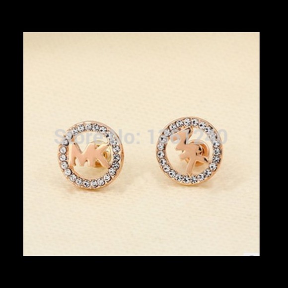 Gold MK inspired earrings