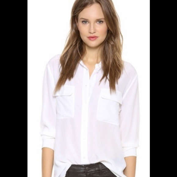 White Equipment shirt. Classic. XS