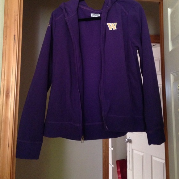 Washington huskies zip up jacket