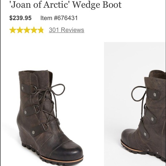 🚫SOLD🚫🎉HP🎉 SOREL 'Joan of Arctic' Wedge Boots - Picture 4 of 4