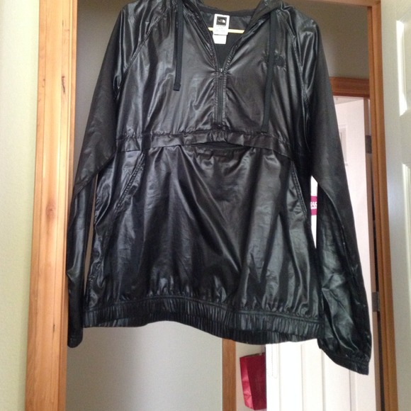 1/4 zip black northface