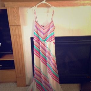 Maxi striped dress