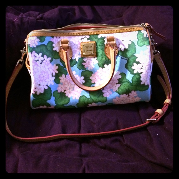 Authentic Dooney&Bourke pansy satchel