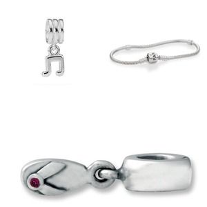 BUNDLE - Music Note, Flip Flop, Bracelet