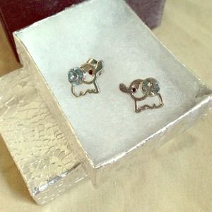 Cute elephant earrings