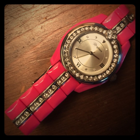 !!PRICE DROP!! Hot pink Brighton watch