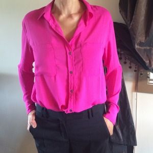 Neon pink shirt