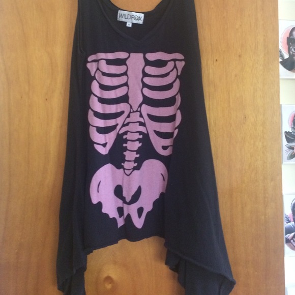 Wildfox rib cage tank