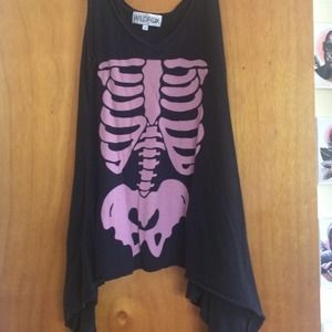 Wildfox rib cage tank