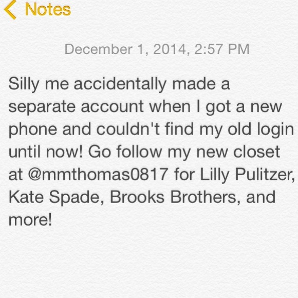 NEW ACCOUNT PLEASE FOLLOW