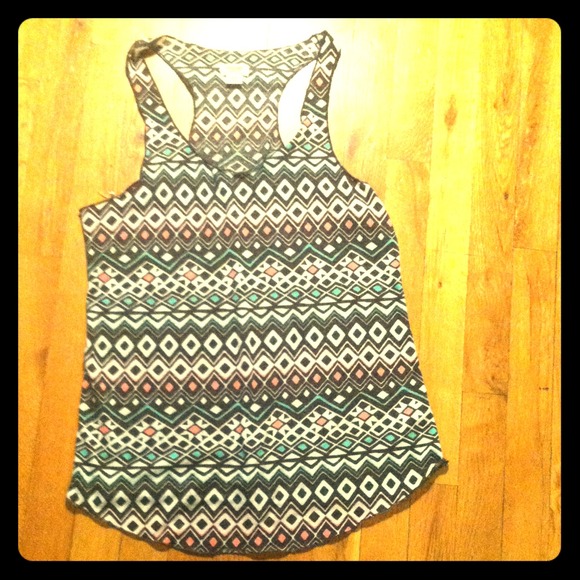 Diamond patterned shirt