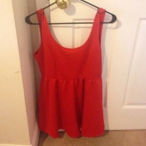 A Red Dress From Forever21