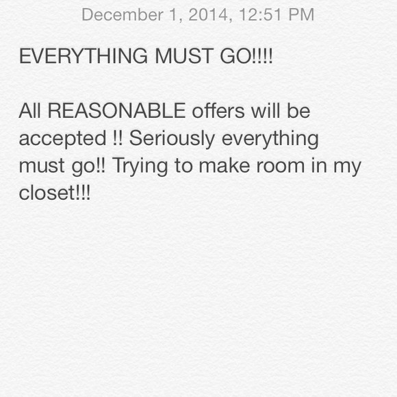 Everything must go!!!