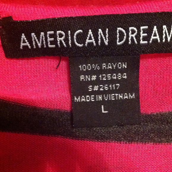 Pink and get striped top - Picture 3 of 4