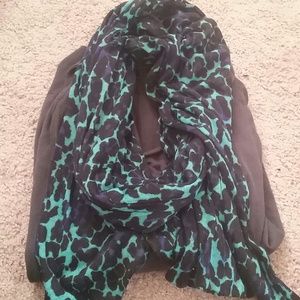 Cheetah print scarf