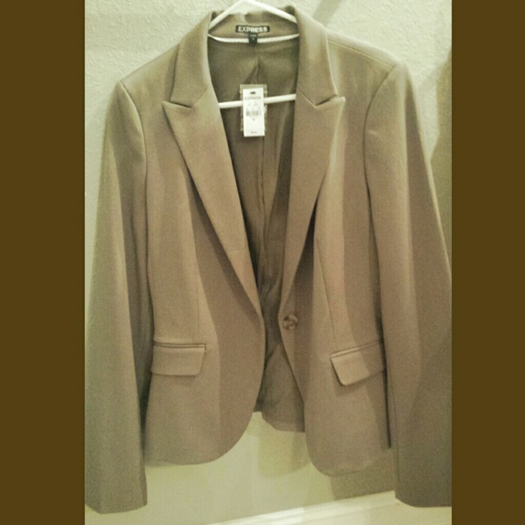 Express One button studio stretch jacket - Picture 2 of 4