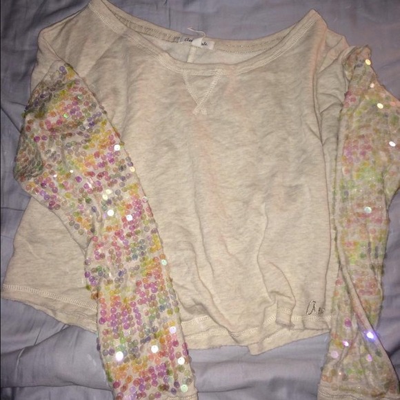 Long sleeve sequined shirt - Picture 1 of 1