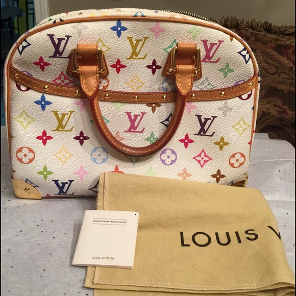 Authentic Louis Vuitton Multicolor Trouville