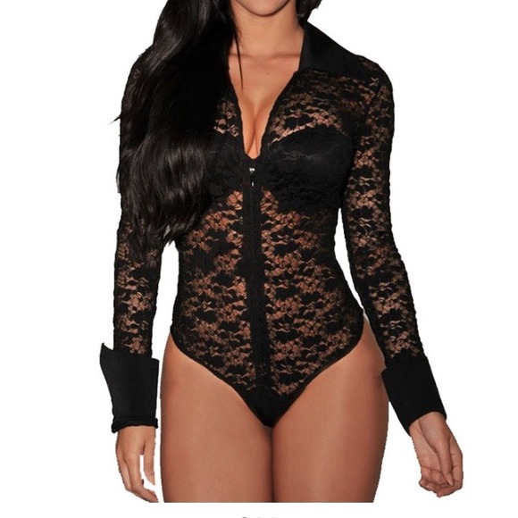 😜Lace Bodysuit