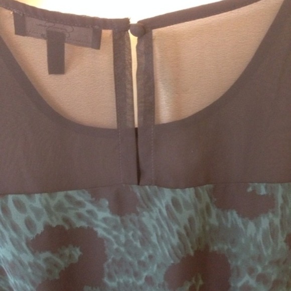 Black and green cheetah dress - Picture 2 of 2