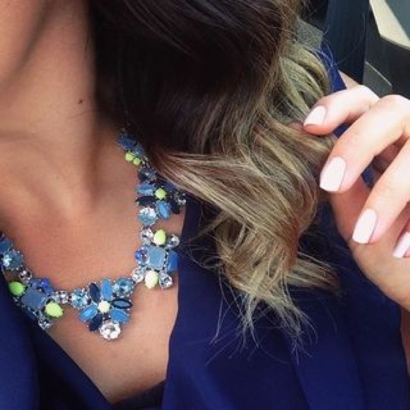 ❤️❤️ELODIE NECKLACE! Blue & Silver❤️❤️