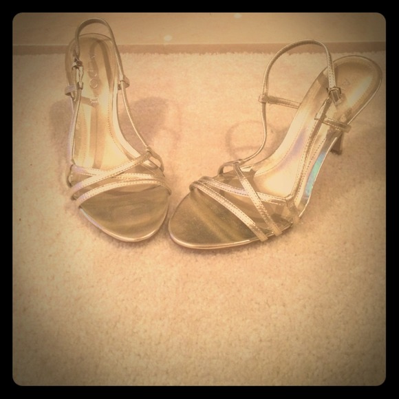 Aldo Gold Sandals