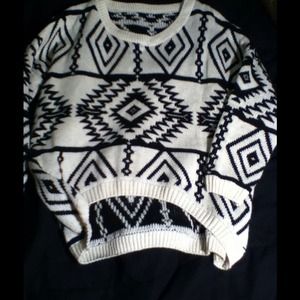 Aztec design sweater