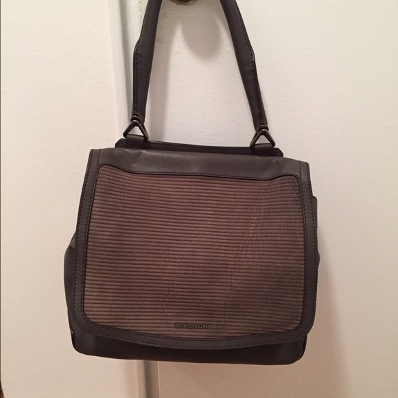 GIVENCHY "Mirte" suede and calf leather bag - Picture 2 of 4