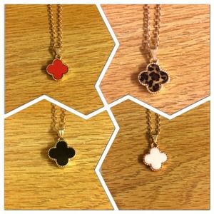 Clover quatrefoil necklace bundle