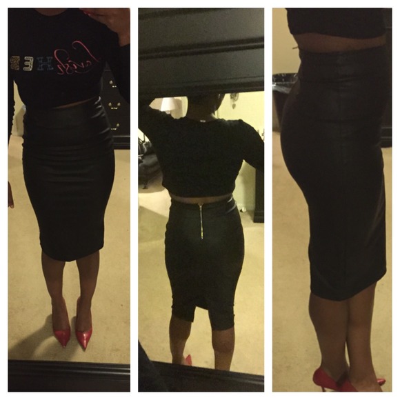 Highwaist pencil skirt