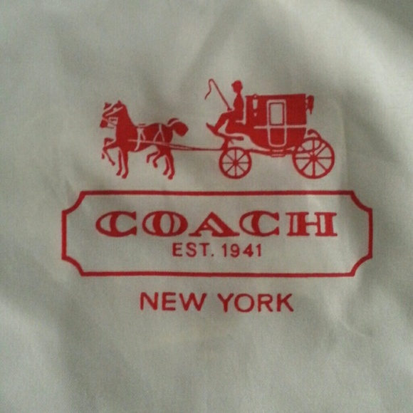 Coach silk dust cover (bag)