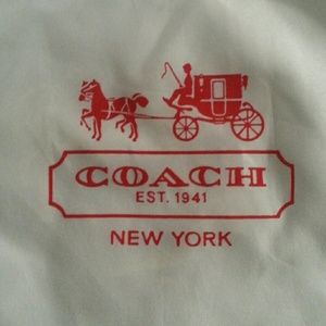 Coach silk dust cover (bag)