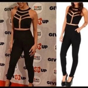 Trendy black jumpsuit