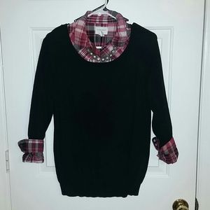 Black 3/4 sweater