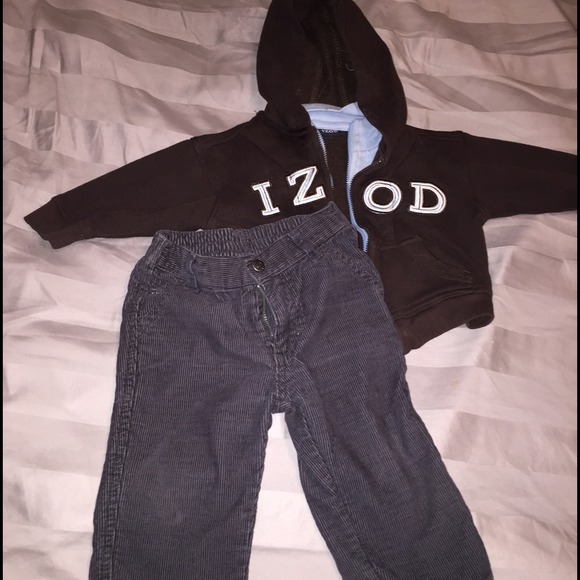 IZOD ZIP UP HOODIE W/IZOD PANTS