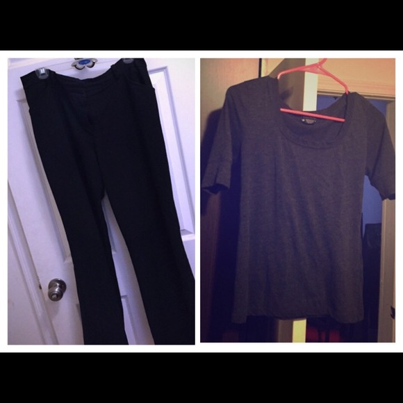 Gray shirt & black slack ‼️BUNDLE‼️