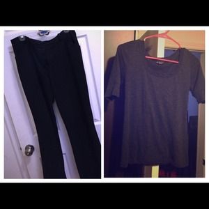 Gray shirt & black slack ‼️BUNDLE‼️